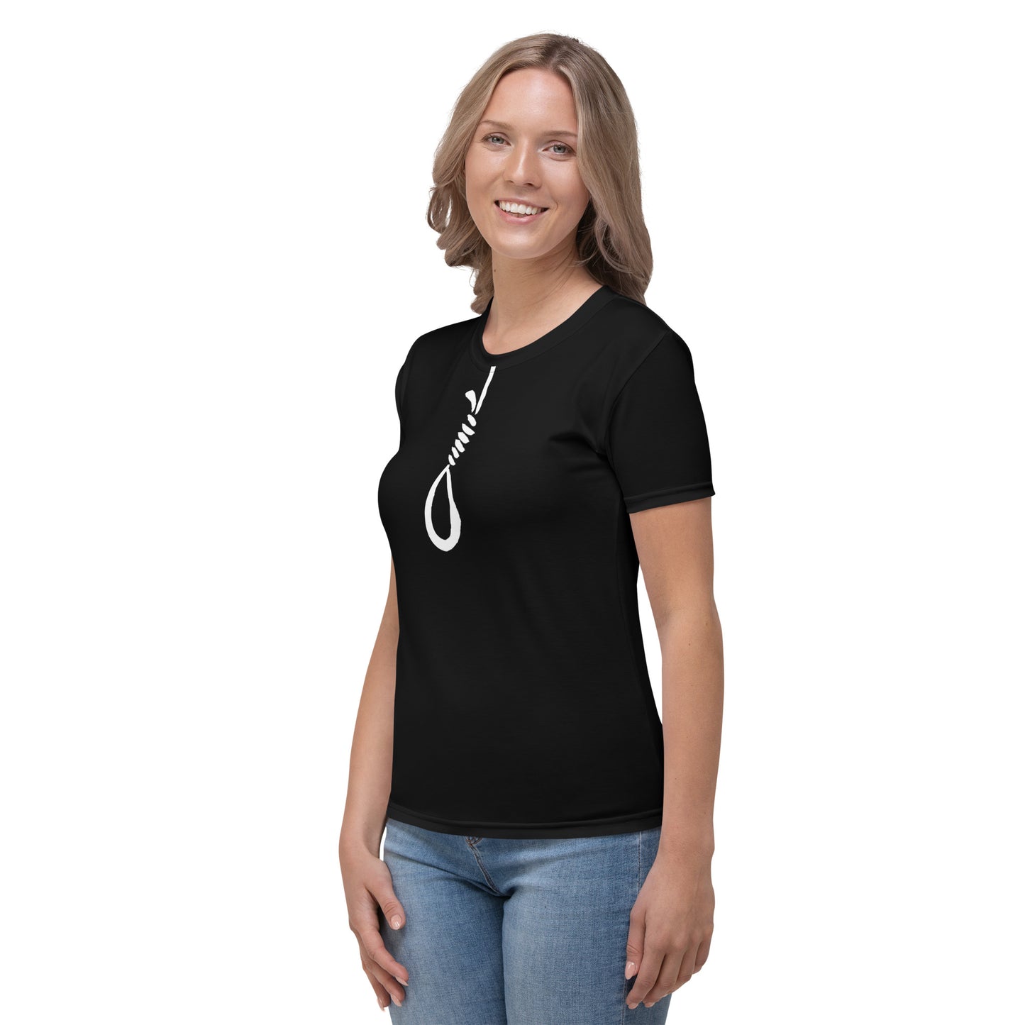 "To be, or knot to be" Contoured Noose T-shirt