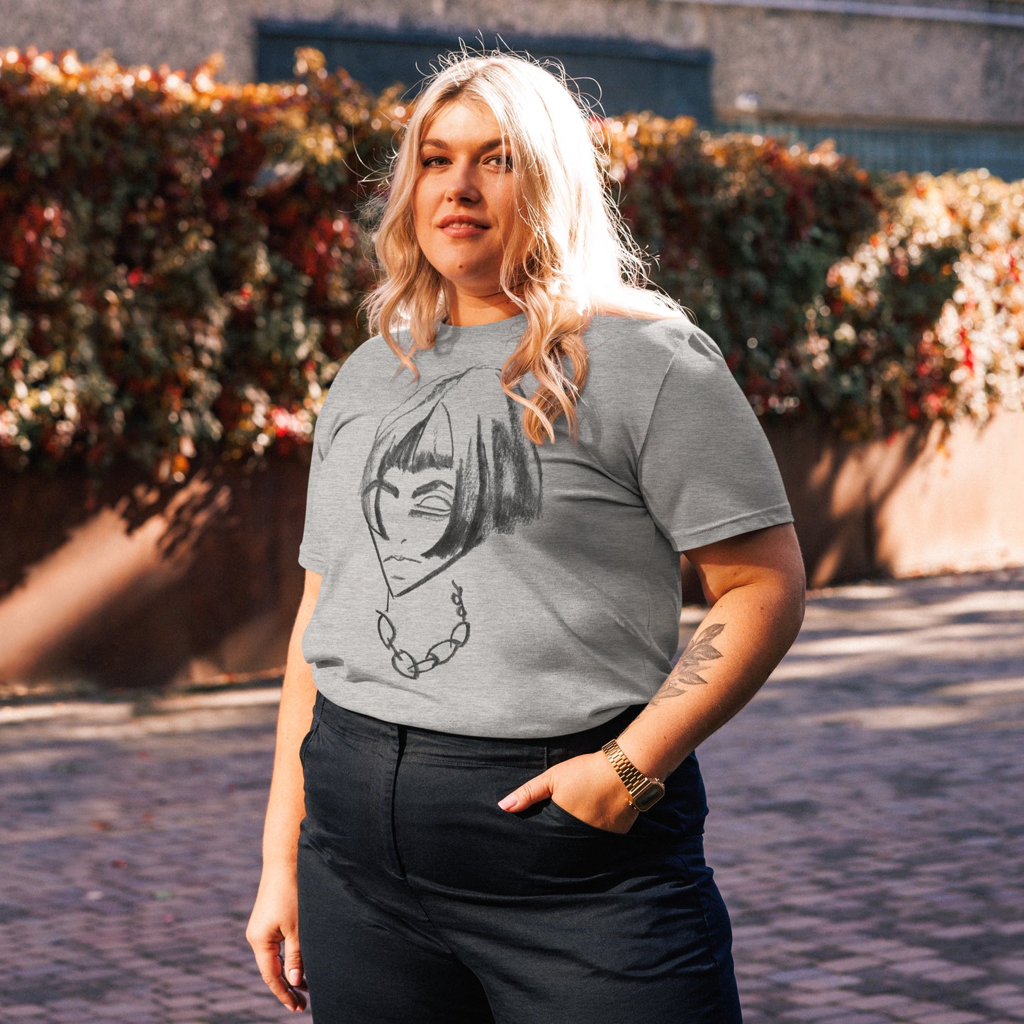 Hand drawn Personalized Portrait : The Immortali-T-Shirt by Artist Alexander Paton.