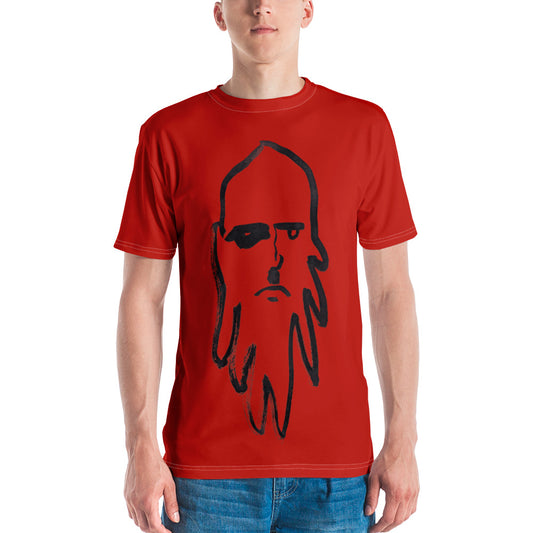 "Big Ghost" T-shirt in Red