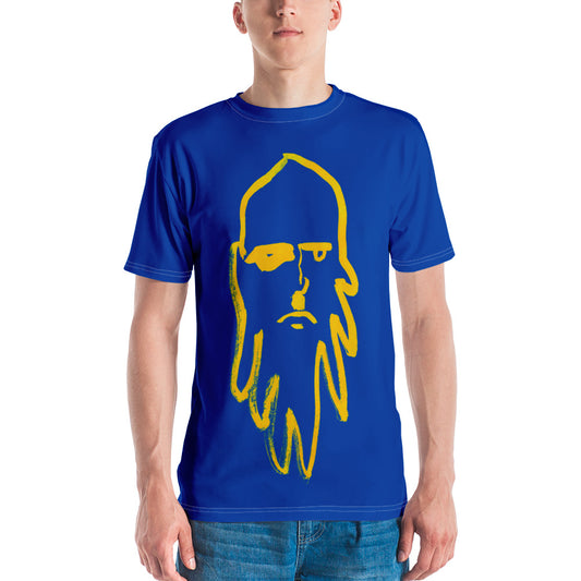 "Big Ghost" T-shirt in Blue