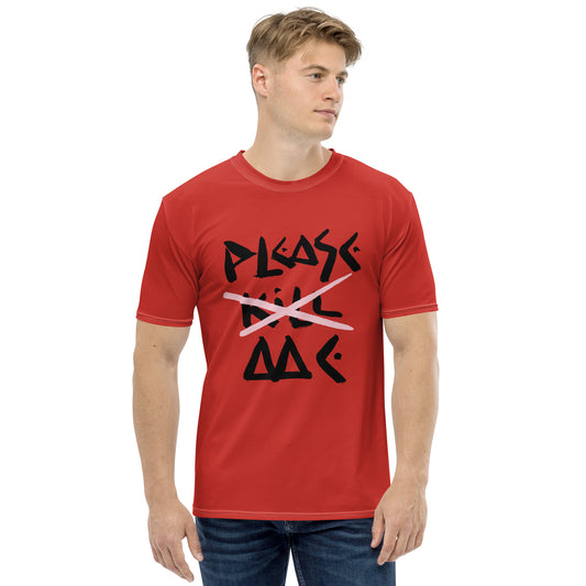 "Please Me" T-shirt in Red